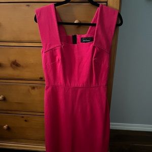 Pink Banana Republic Roland Mouret dress